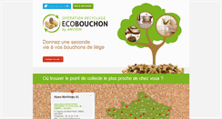 Desktop Screenshot of ecobouchon.com